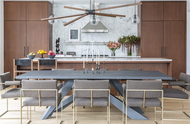 Để không gian phòng ăn mát lành đừng quên bổ sung cây xanh缩略图