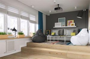 Phòng ngủ nổi bật cho nhà phố hẹp nhờ biến tấu cổ điển và cây xanh缩略图