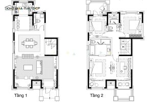 Bản vẽ cad nhà 2 tầng 7x12m chi tiết và dễ hiểu nhất hiện nay缩略图