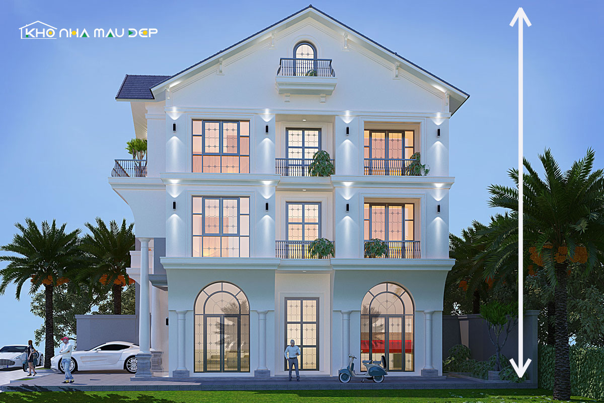 Chiều cao nhà 3 tầng bao nhiêu là chuẩn? Cách tính chi tiết 2026缩略图