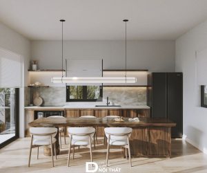 25+ Mẫu tủ bếp chữ i (dài 2m -5m) hiện đại, tối ưu không gian 2026缩略图