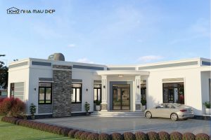 40+ Mẫu nhà cấp 4 mái bằng 3 phòng ngủ đẹp, hiện đại缩略图