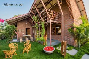 45+ Mẫu nhà cấp 4 xây gạch mộc không trát đẹp, độc đáo缩略图