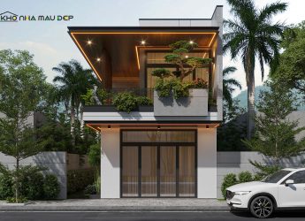 89+ Mẫu thiết kế nhà 2 tầng 60m2 5x12m đẹp & giá rẻ缩略图