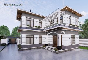 99+ Mẫu thiết kế nhà chữ L 2 tầng 80m2 đẹp, tiện nghi nhất 2026缩略图