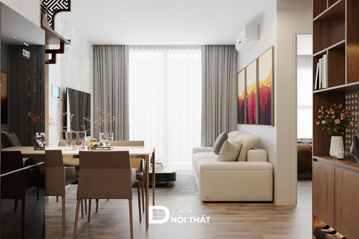 71+ Mẫu thiết kế nội thất chung cư 54m2, 55m2, 56m2 đẹp, ấn tượng缩略图