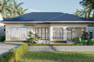 Xây nhà trọn gói: Nhà vườn cấp 4 anh Thắng, Yên Bái缩略图