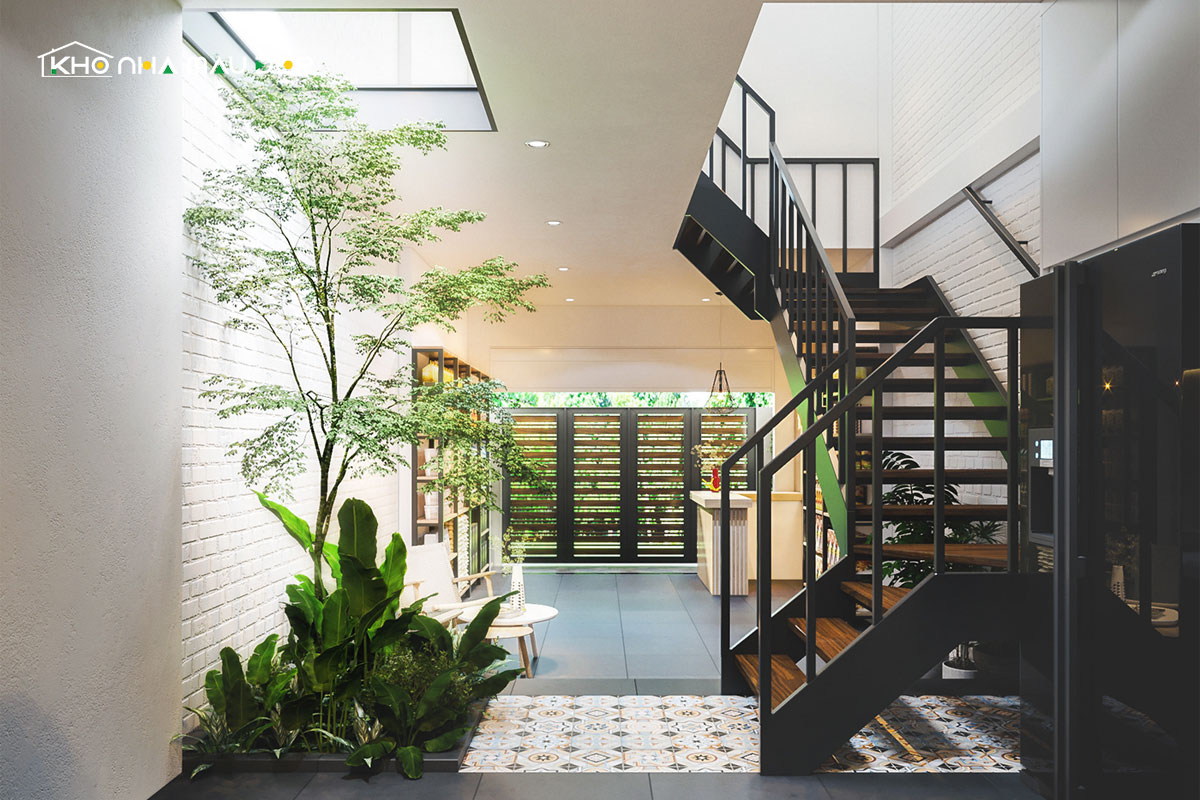 55+ Mẫu giếng trời đẹp hiện đại và gần gũi thiên nhiên 2026缩略图