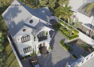 88+ Mẫu nhà vuông 2 tầng 80m2 đẹp, bố trí khoa học & dễ xây缩略图