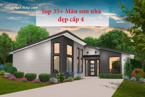 49+ Mẫu phối màu sơn nhà cấp 4 đẹp, sang & không bị lỗi mốt缩略图
