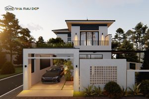 99+ Mẫu nhà 2 tầng có gara tiện nghi tối ưu không gian sống缩略图