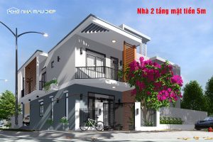 88+ Mẫu nhà 2 tầng mặt tiền 5m đẹp hiện đại, xu hướng 2026缩略图