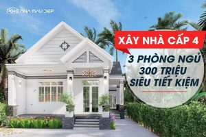 95+ Mẫu nhà cấp 4 3 phòng ngủ 300 triệu vừa đẹp vừa tiết kiệm chi phí缩略图
