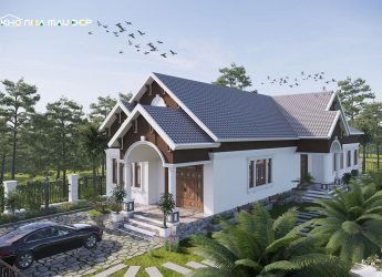 65+ Mẫu nhà cấp 4 mái thái chữ L đẹp, được yêu thích nhất 2026缩略图