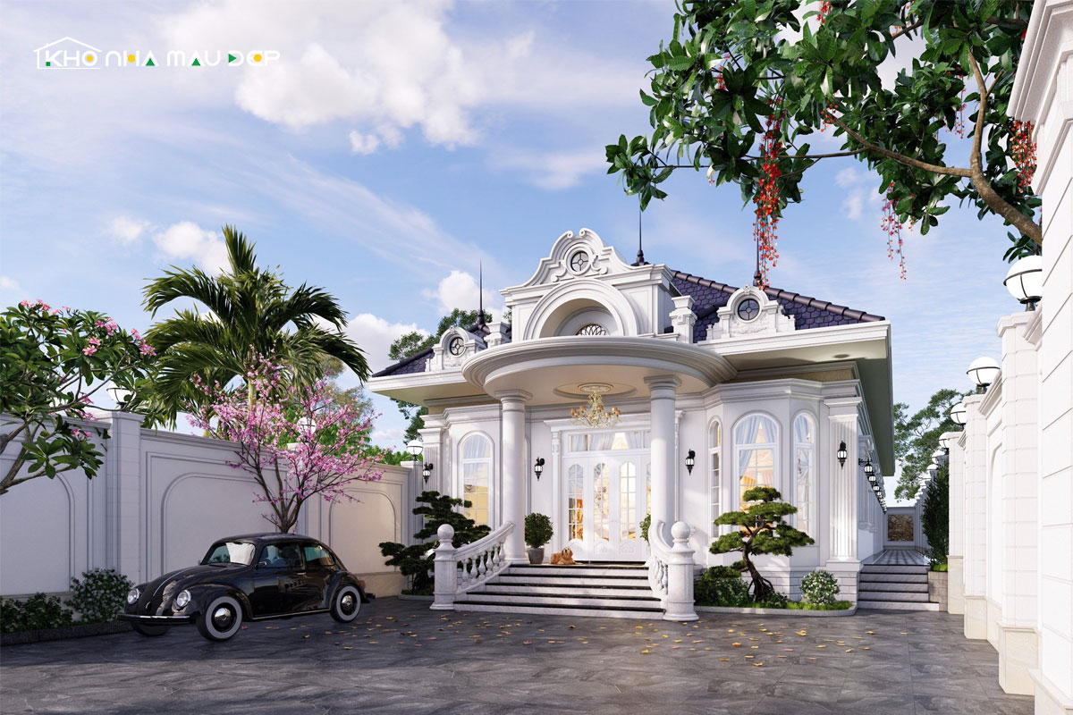 66+ Mẫu nhà cấp 4 tân cổ điển đẹp, sang trọng, cuốn hút 2026缩略图