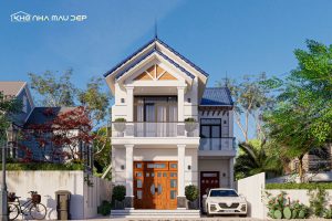 Xây nhà 2 tầng 300 triệu ở nông thôn rẻ, đẹp mà vẫn đảm bảo tiện nghi缩略图