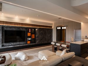 Thiết kế nội thất chung cư 95m2 đẹp mãn nhãn với phong cách Modern Luxury缩略图