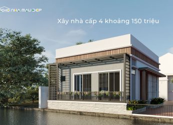 30+ Phương án xây nhà cấp 4 khoảng 150 triệu tối ưu chi phí缩略图