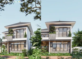 Dự án thiết kế nhà 2 tầng mái Nhật hiện đại (CĐT: chị Hoa – Hoài Đức)缩略图